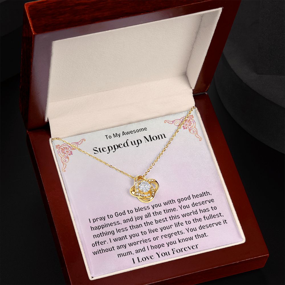Stepped Up Mom Knot Necklace 2