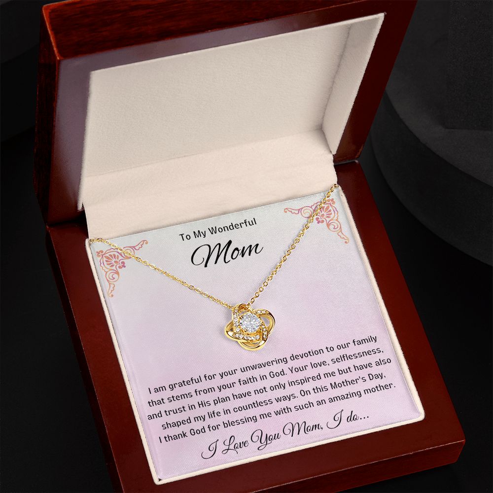 Mum Knot Necklace