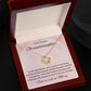 1st Communion Gifts for Granddaughter, Christening, Baptism, Confirmation, Necklace & Meaningful Message in Gift Box from Grandmother