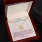 Stepped Up Mom Knot Necklace 18