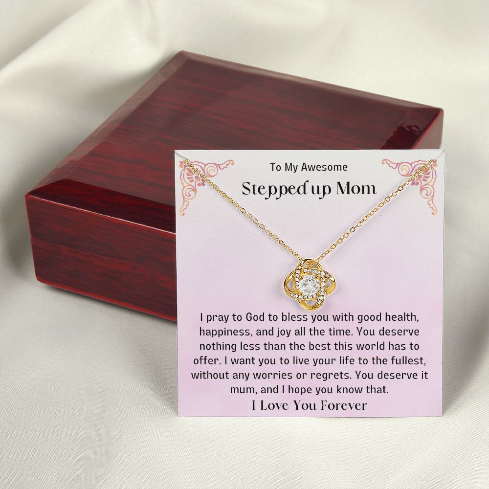 Stepped Up Mom Knot Necklace 2