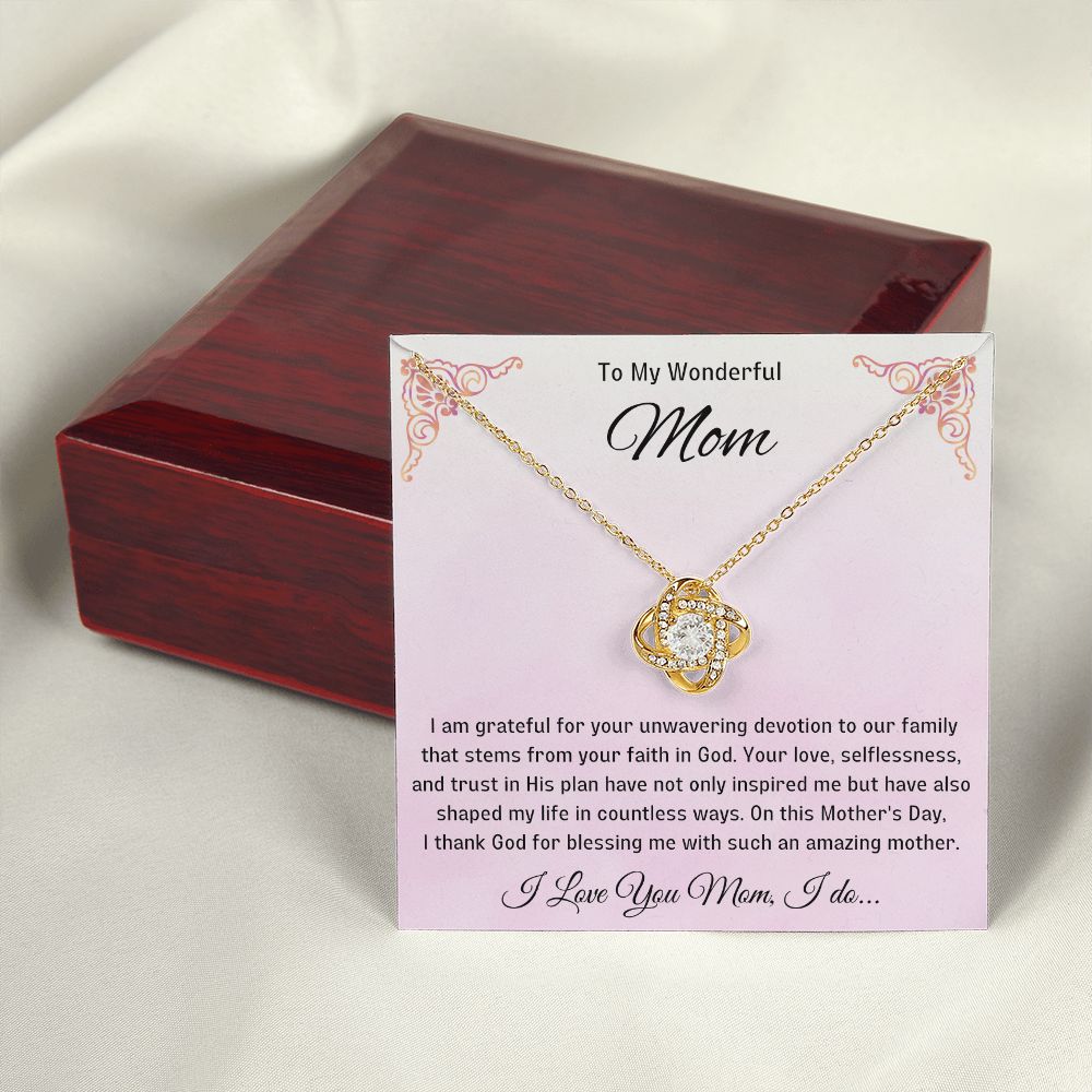 Mum Knot Necklace