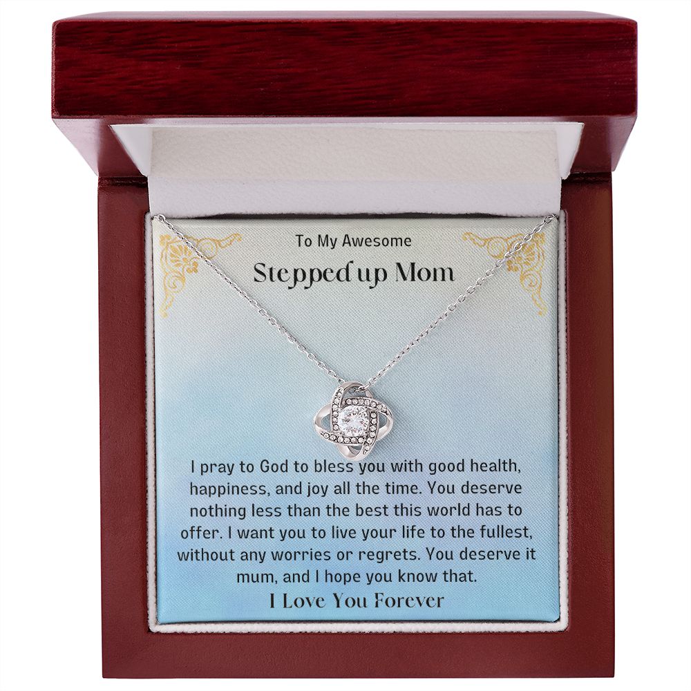 Stepped Up Mom Knot Necklace 1