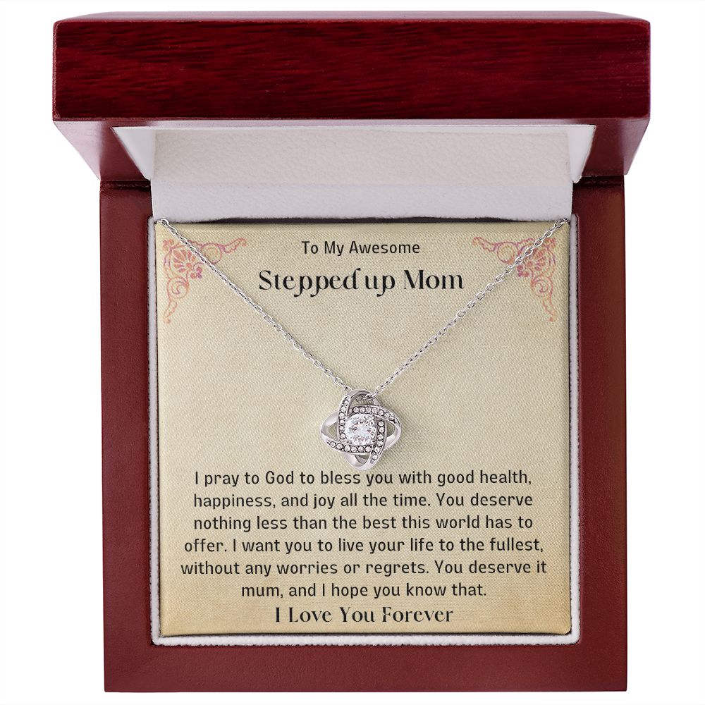 Stepped Up Mom Knot Necklace 4