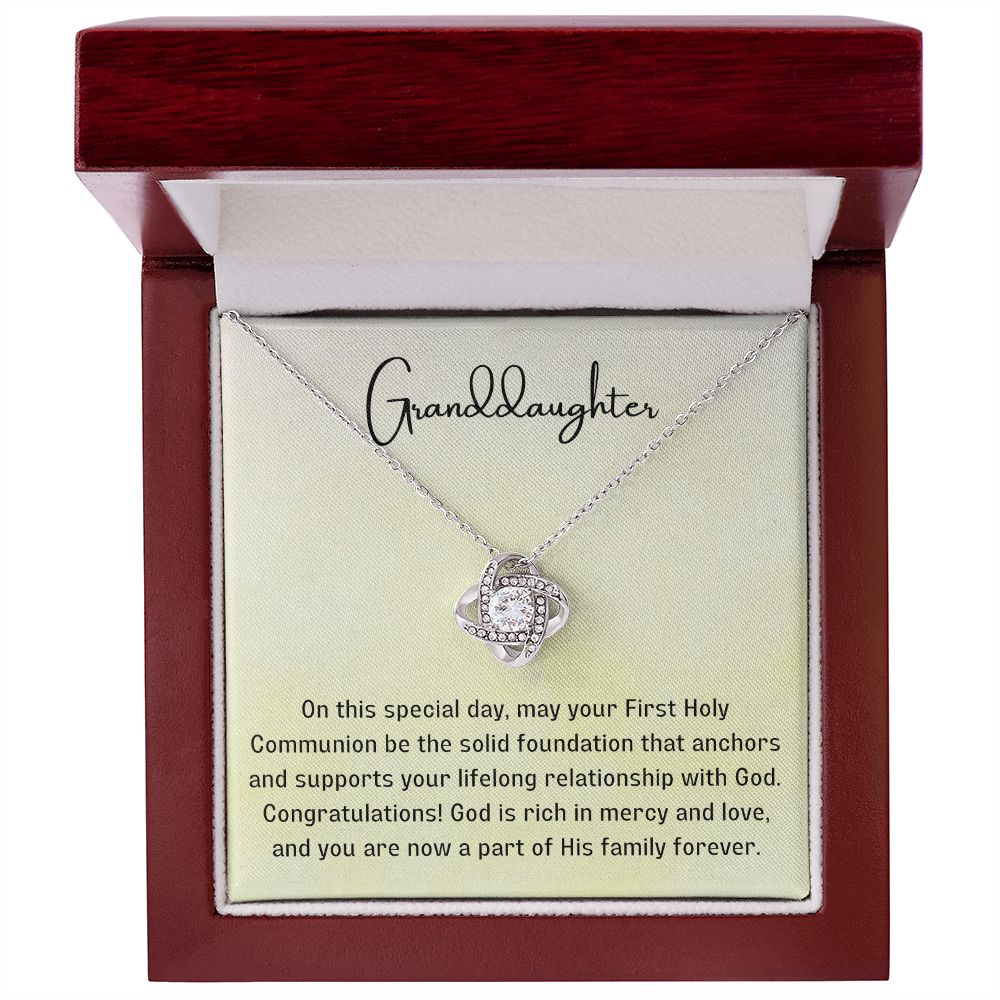 Granddaughter First Communion Gift | Confirmation Gift Present for Granddaughter | Holy Confirmation Gift Girl Present From Grandparents