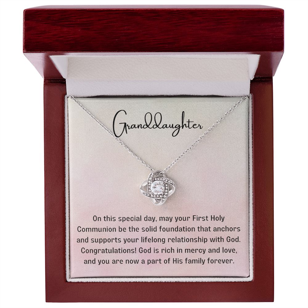 Granddaughter First Communion Gift | Confirmation Gift Present for Granddaughter | Holy Confirmation Gift Girl Present From Grandparents