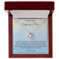 Stepped Up Mom Knot Necklace 10