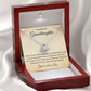 1st Communion Gifts for Granddaughter, Christening, Baptism, Confirmation, Necklace & Meaningful Message in Gift Box from Grandmother