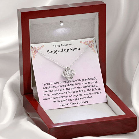 Stepped Up Mom Knot Necklace 2