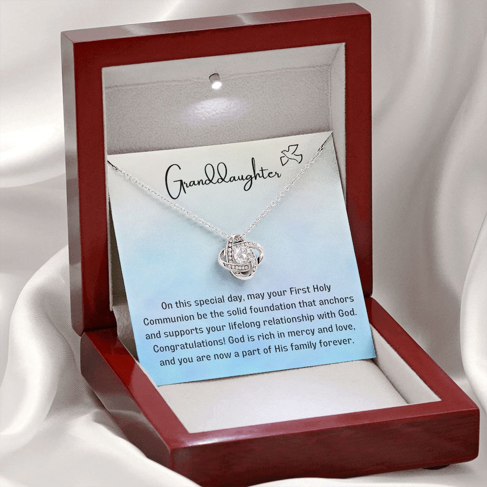 Granddaughter First Communion Gift | Confirmation Gift Present for Granddaughter | Holy Confirmation Gift Girl Present From Grandparents