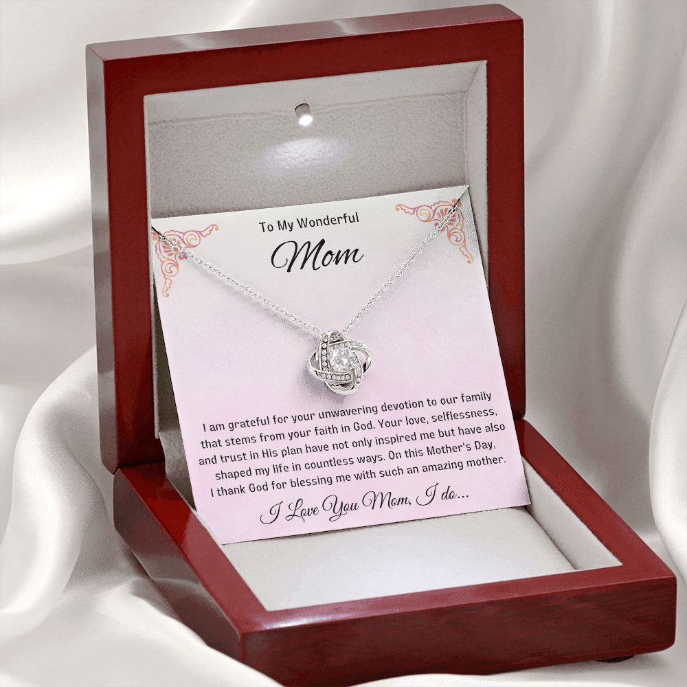 Mum Knot Necklace