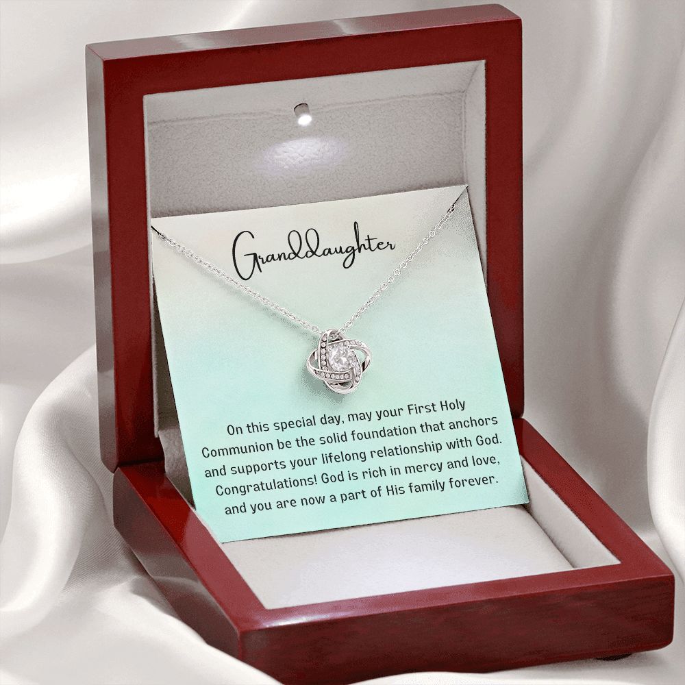 Granddaughter First Communion Gift | Confirmation Gift Present for Granddaughter | Holy Confirmation Gift Girl Present From Grandparents