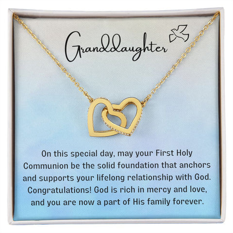 Granddaughter First Communion Gift | Christening Gift Present for Granddaughter | Holy Confirmation Gift Girl Present From Grandparents