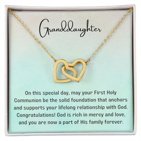 Granddaughter First Communion Gift | Christening Gift Present for Granddaughter | Holy Confirmation Gift Girl Present From Grandparents