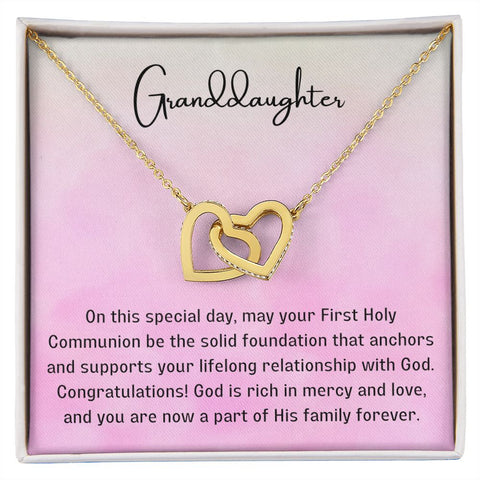 Granddaughter First Communion Gift | Christening Gift Present for Granddaughter | Holy Confirmation Gift Girl Present From Grandparents