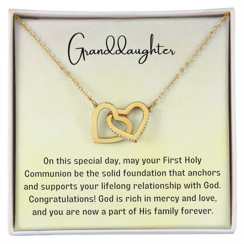 Granddaughter First Communion Gift | Christening Gift Present for Granddaughter | Holy Confirmation Gift Girl Present From Grandparents