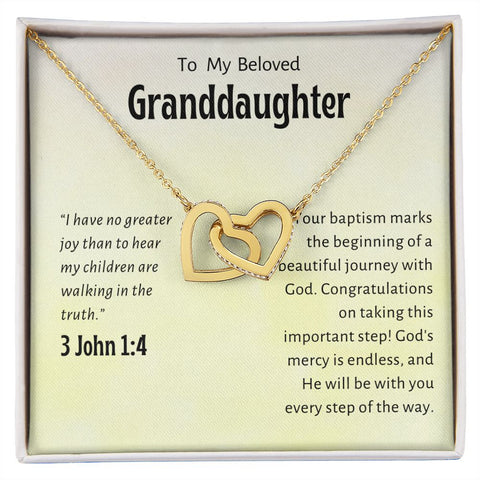 Baptism Gift Girl Present From Grandparents | Granddaughter Christening Gift | Christening Gift Present for Granddaughter