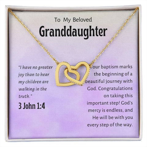 Baptism Gift Girl Present From Grandparents | Granddaughter Christening Gift | Christening Gift Present for Granddaughter