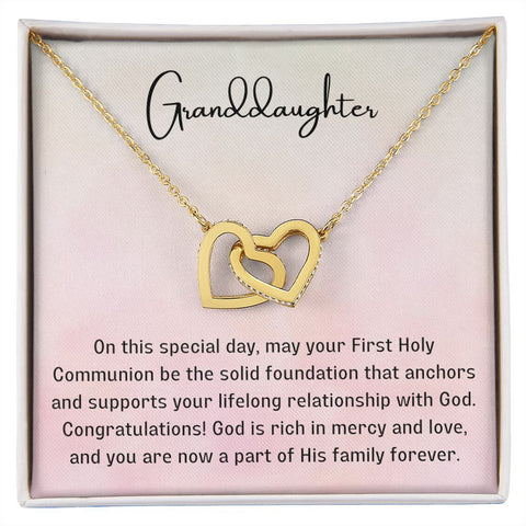 Granddaughter First Communion Gift | Christening Gift Present for Granddaughter | Holy Confirmation Gift Girl Present From Grandparents