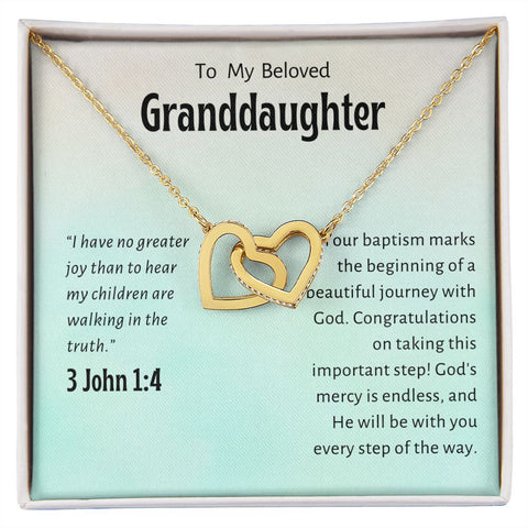 Baptism Gift Girl Present From Grandparents | Granddaughter Christening Gift | Christening Gift Present for Granddaughter