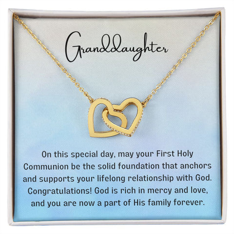 Granddaughter First Communion Gift | Christening Gift Present for Granddaughter | Holy Confirmation Gift Girl Present From Grandparents