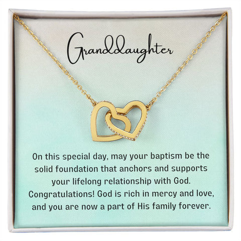Baptism Gift Girl Present From Grandparents | Granddaughter Christening Gift | Christening Gift Present for Granddaughter