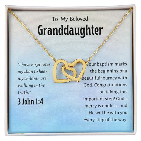 Baptism Gift Girl Present From Grandparents | Granddaughter Christening Gift | Christening Gift Present for Granddaughter