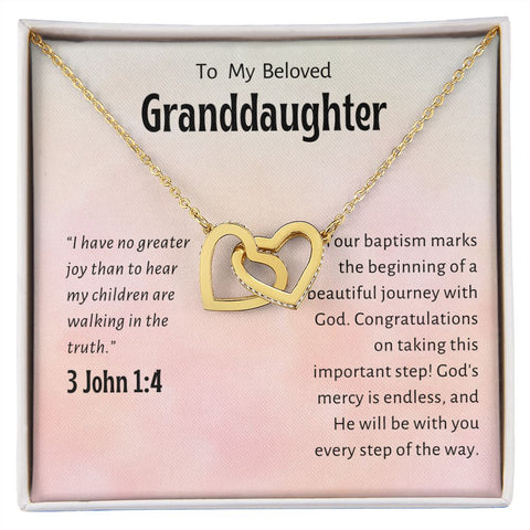 Baptism Gift Girl Present From Grandparents | Granddaughter Christening Gift | Christening Gift Present for Granddaughter