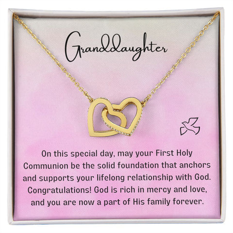 Granddaughter First Communion Gift | Christening Gift Present for Granddaughter | Holy Confirmation Gift Girl Present From Grandparents