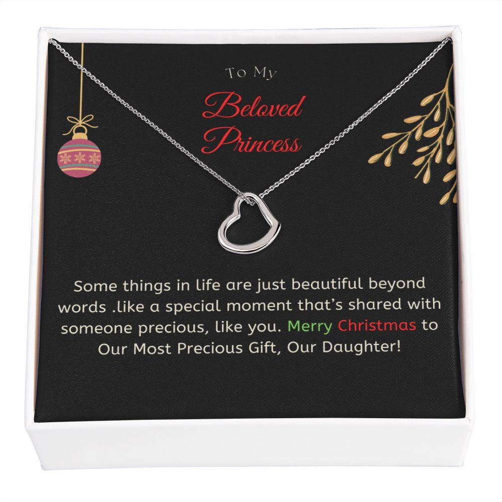 8 2022 Delicated Heart Necklace