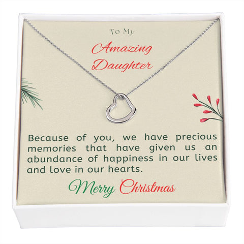 2 2022 Delicated Heart Necklace