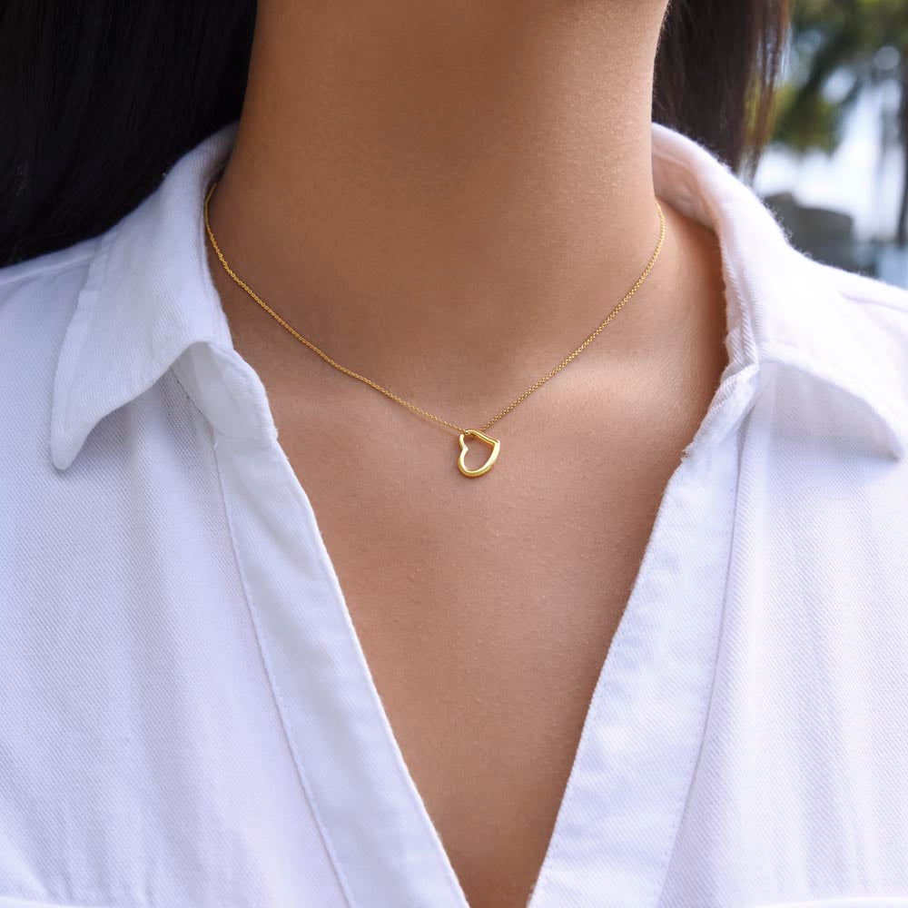 109 2022 Delicated Heart Necklace