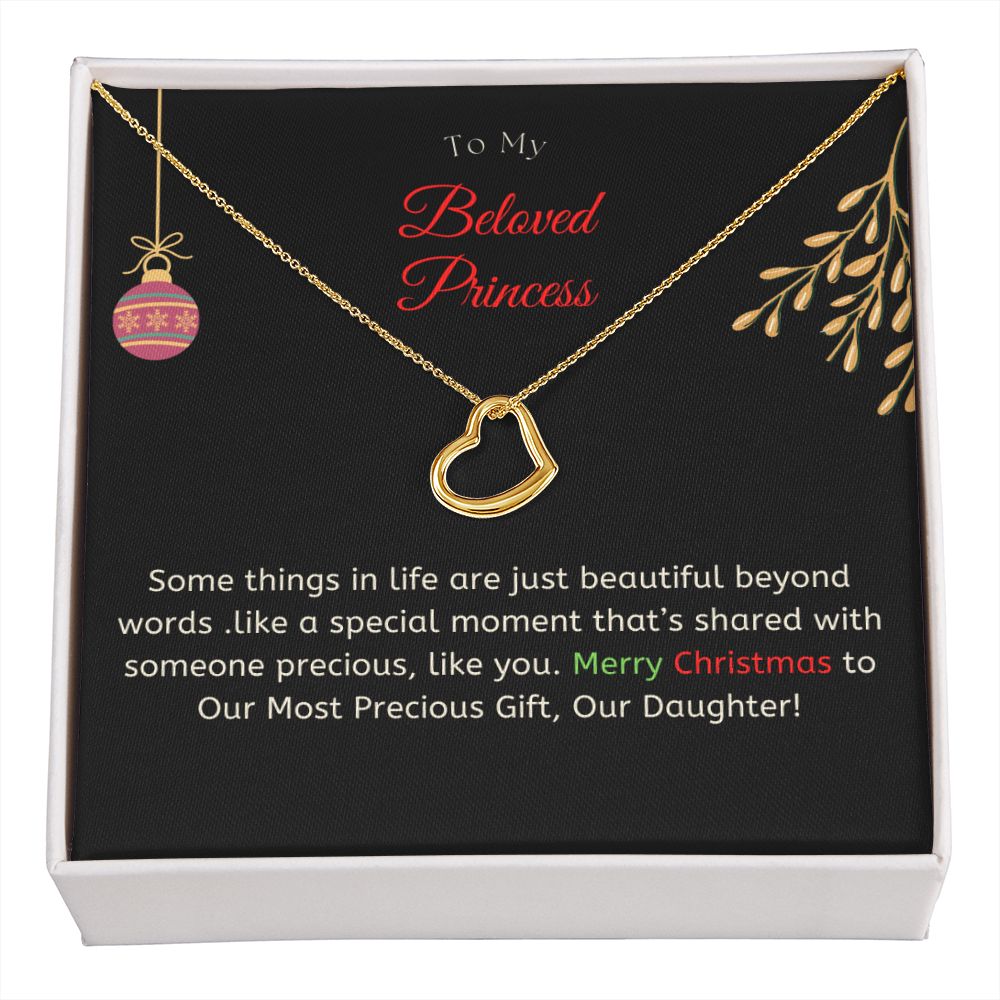 8 2022 Delicated Heart Necklace