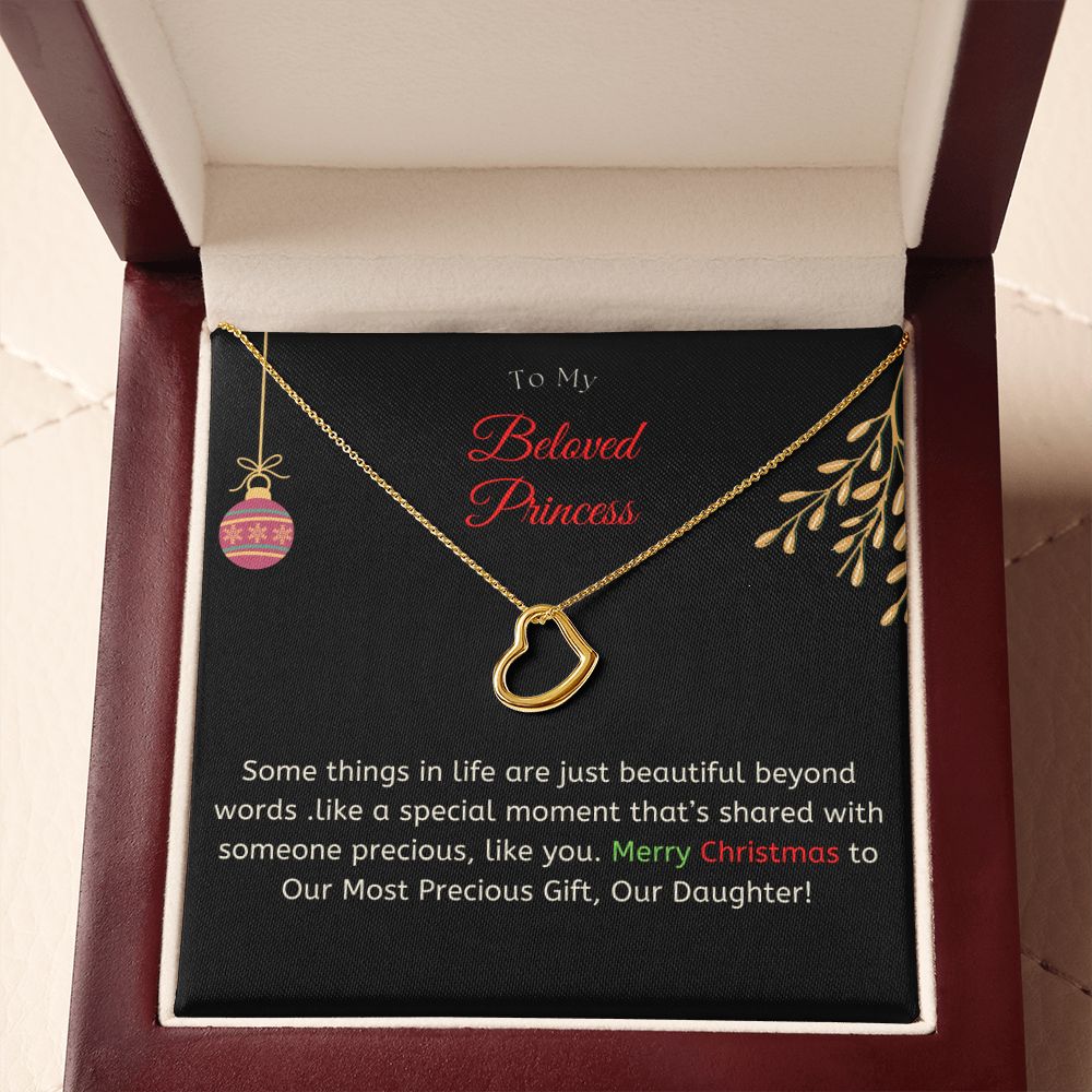 8 2022 Delicated Heart Necklace