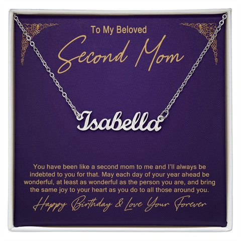 GodMother 2022-12-10-2 Personalized Name Necklace with Message Card