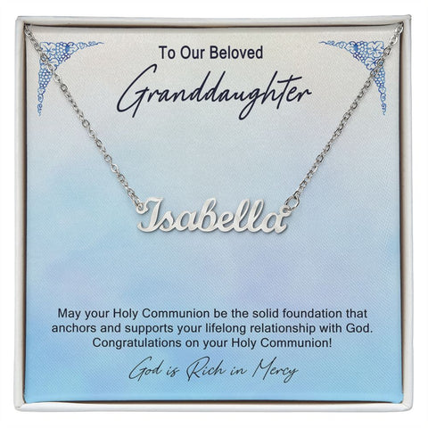 Granddaughter First Communion Gift | Confirmation Gift Present for Granddaughter | Holy Confirmation Gift Girl Present From Grandparents