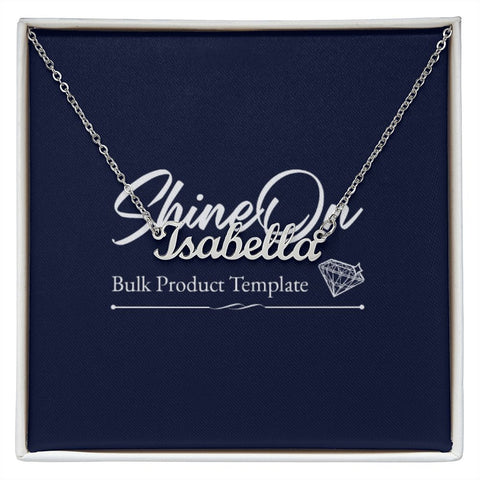 Personalized Name Necklace with Message Card
