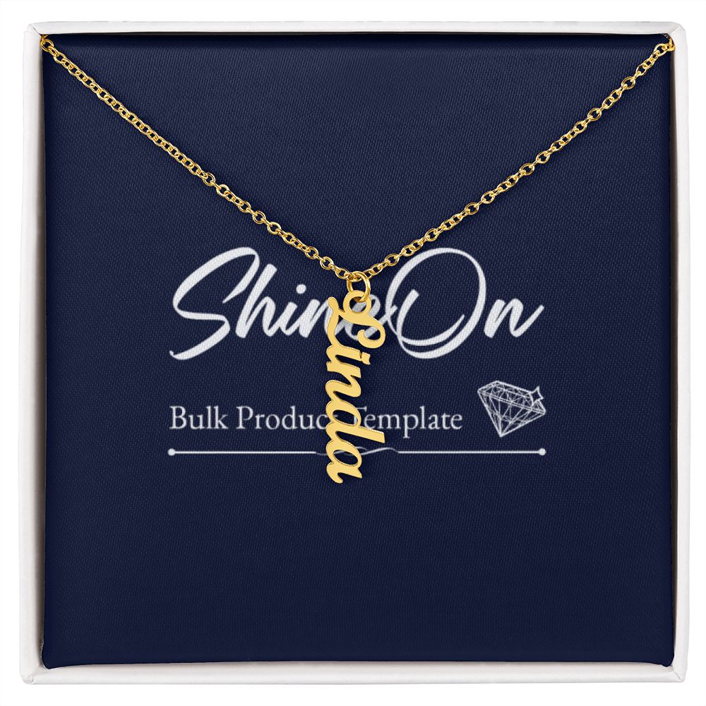 Gold Personalized Name Necklace in Luxury Box