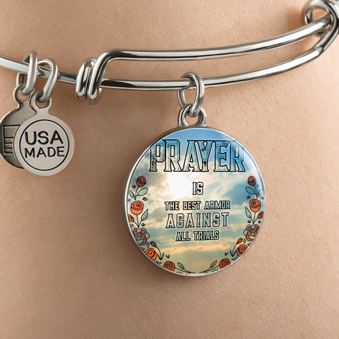 need movement 2020-03-16 (Prayer Is The Best Armor Against All Trials) Bracelet Circle
