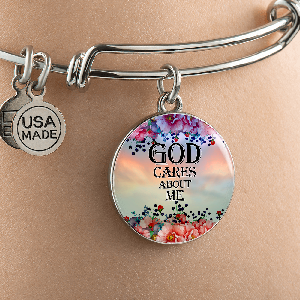 2020-04-02 (God Cares About Me) (1)  Bracelet Circle