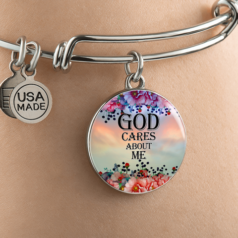 2020-04-02 (God Cares About Me) (1)  Bracelet Circle