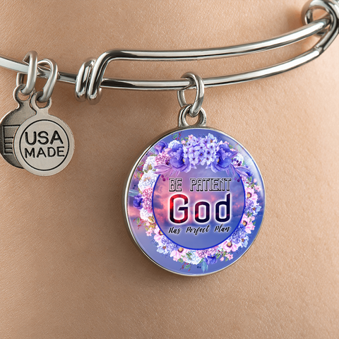 2020-04-25 (Be Patient. God Has Perfect Plan) Bracelet Circle
