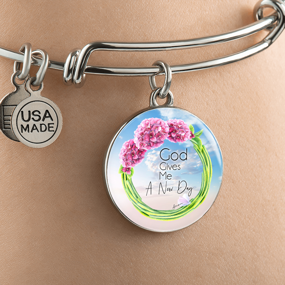 2020-04-19 (God Gives Me A New Day)  Bracelet Circle