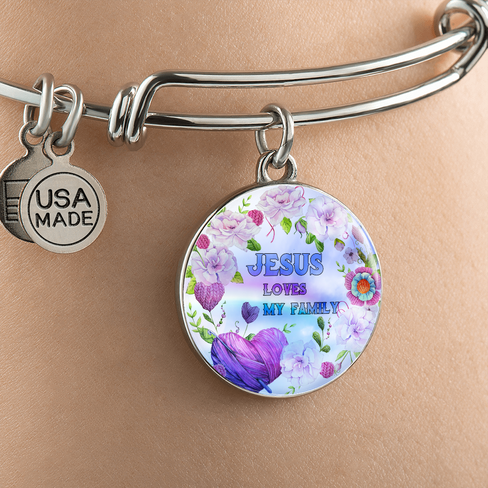 2020-04-15 (Jesus Loves My Family)  Bracelet Circle