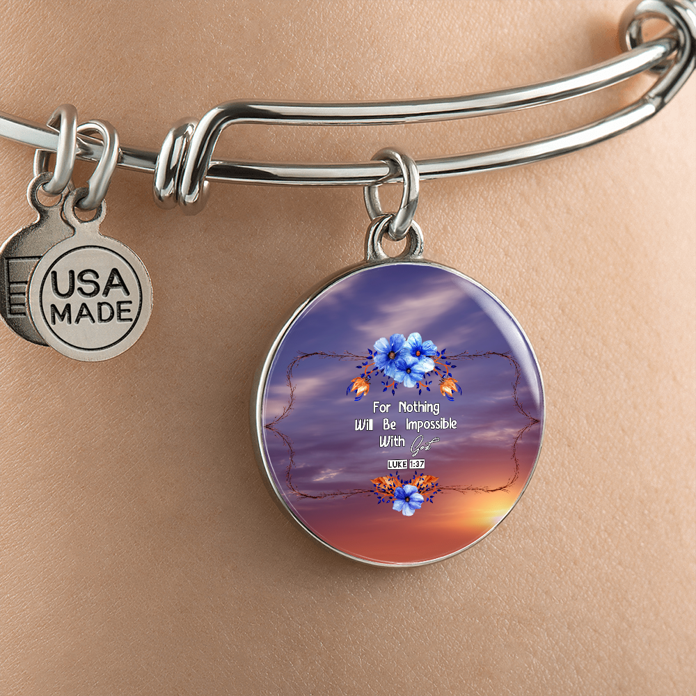 2020-05-08 (For Nothing Will Be Impossible With God) Bracelet Circle