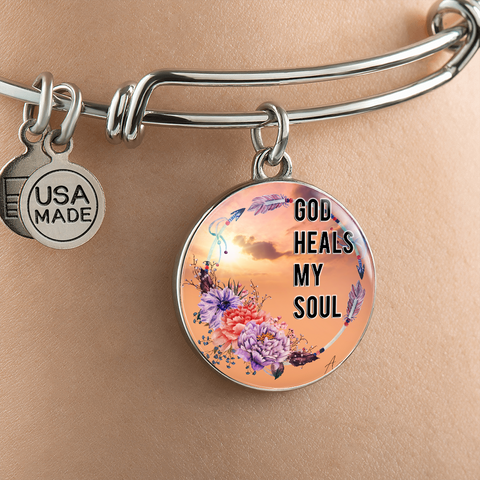 need adjustment 2020-02-16 (God Heals My Soul)  Bracelet Circle