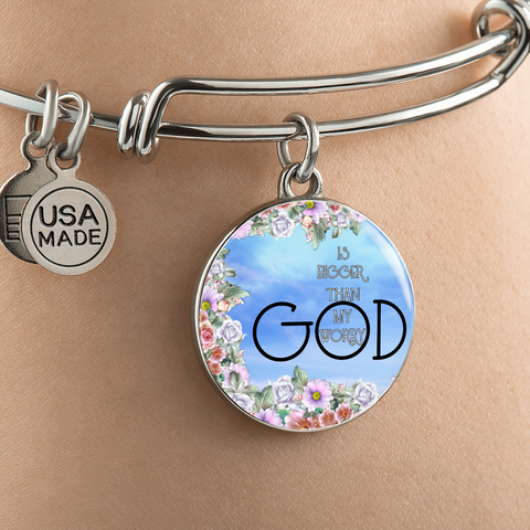 2020-04-08 (God Is Bigger Than My Worry)  Bracelet Circle