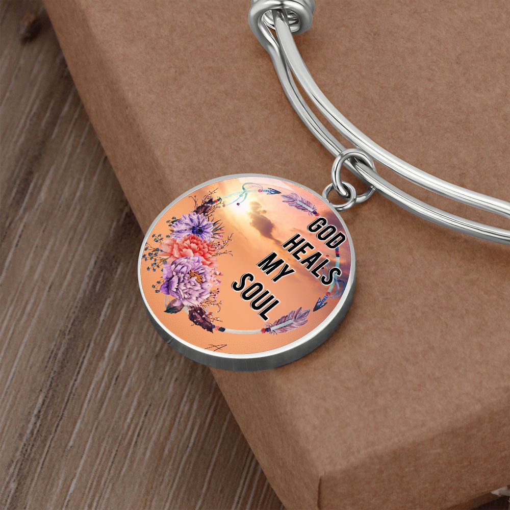 need adjustment 2020-02-16 (God Heals My Soul)  Bracelet Circle