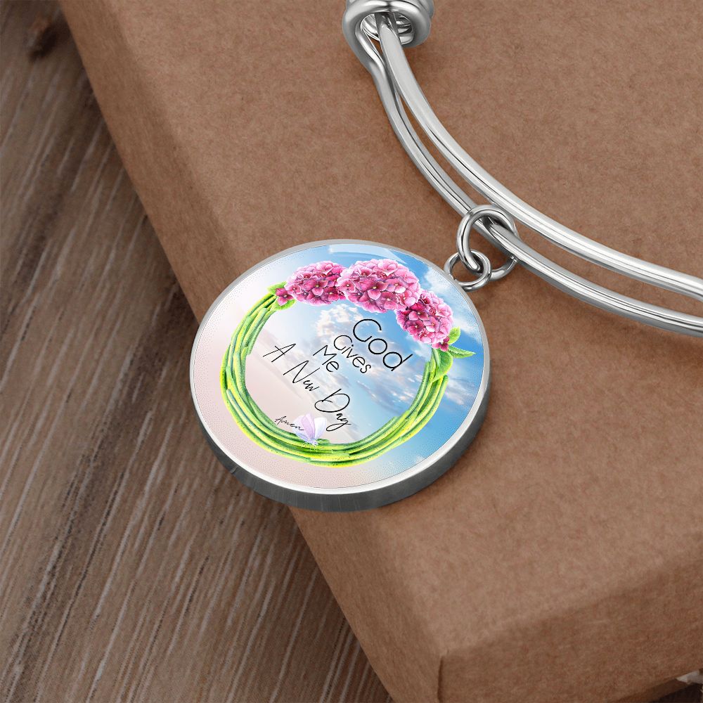 2020-04-19 (God Gives Me A New Day)  Bracelet Circle