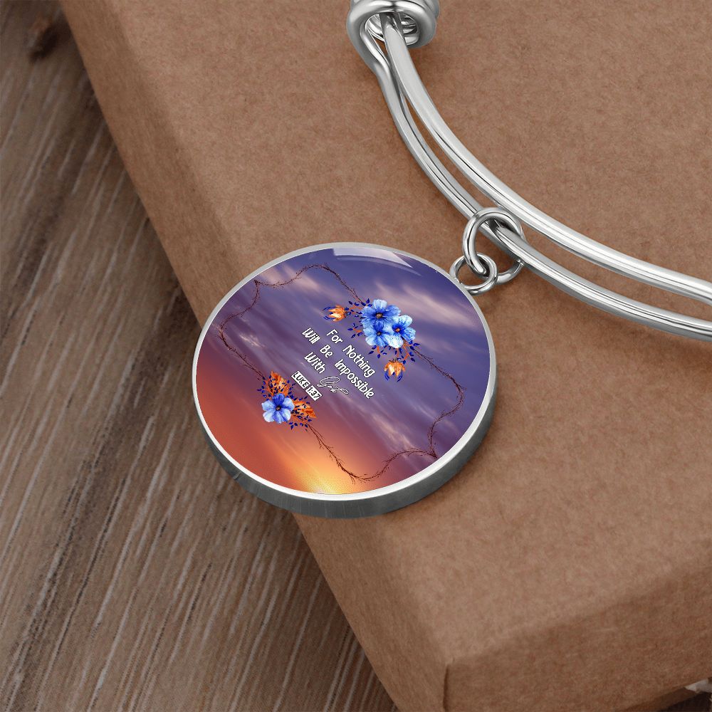 2020-05-08 (For Nothing Will Be Impossible With God) Bracelet Circle